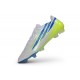 Chaussuresa de Foot adidas F50 Hyperfast EVO FG Blanc Bleu Volt