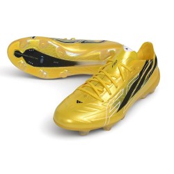 Chaussuresa de Foot adidas F50 Hyperfast EVO FG Dore Noir