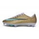 Crampons Nike Air Zoom Mercurial Superfly XI Elite Adults FG Mtlc Or Vert luminescent