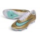 Crampons Nike Air Zoom Mercurial Superfly XI Elite Adults FG Mtlc Or Vert luminescent