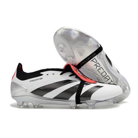 Chaussure adidas Predator Elite FT FG Blanc Noir Rouge