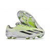 adidas X Crazyfast Strung+ FG Crampon Gris Citron Lucide 