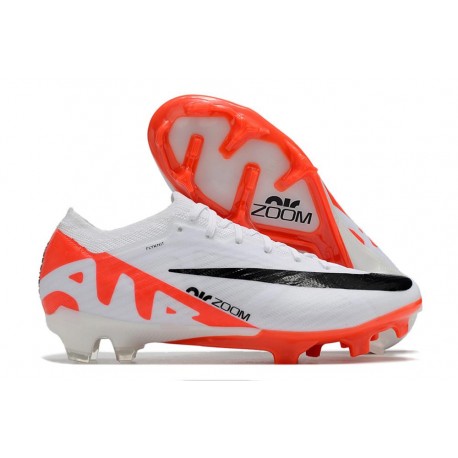 Nike Zoom Mercurial Vapor 15 Elite FG Blanc Rouge Noir