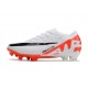 Nike Zoom Mercurial Vapor 15 Elite FG Blanc Rouge Noir