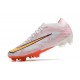 Nike Zoom Mercurial Vapor 15 Elite FG Blanc Orange Jaune