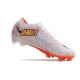Nike Zoom Mercurial Vapor 15 Elite FG Blanc Orange Jaune