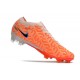 Nike Zoom Mercurial Vapor 15 Elite FG Givré Noir Orange Total