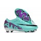 Nike Zoom Mercurial Vapor 15 Elite FG Cyan Violet Noir