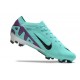 Nike Zoom Mercurial Vapor 15 Elite FG Cyan Violet Noir