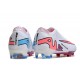 Nike Mercurial Vapor XV Elite FG Crampons Blanc Rose Bleu