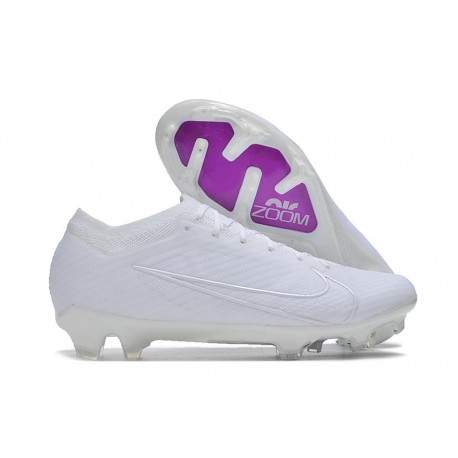 Nike Mercurial Vapor XV Elite FG Crampons Blanc Violet