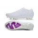 Nike Mercurial Vapor XV Elite FG Crampons Blanc Violet