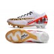 Nike Mercurial Vapor XV Elite FG Crampons Blanc Rouge Or