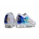 Nike Mercurial Vapor XV Elite FG Crampons Blanc Bleu Or