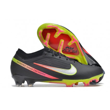 Nike Mercurial Vapor XV Elite FG Crampons Noir Argentee
