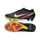 Nike Mercurial Vapor XV Elite FG Crampons Noir Argentee